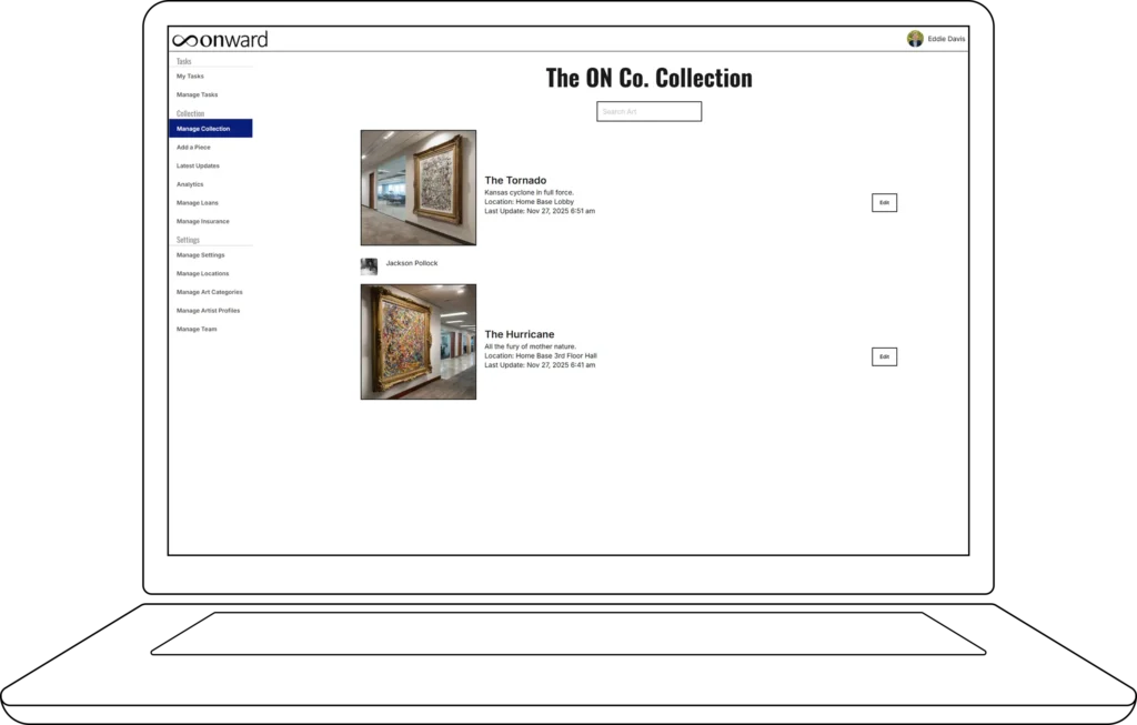 Corporate Art Collecting App