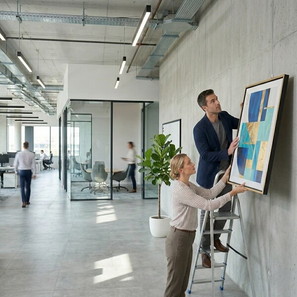 Hanging Corporate Art Collection